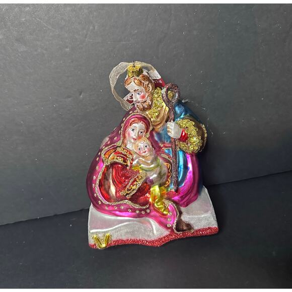 Biltmore NEW Holy Family Nativity Christmas Ornament Mary Joseph and Baby Jesus - Picture 5 of 5